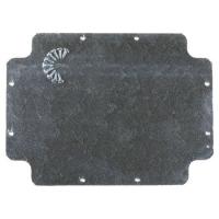Aluminium-Bodenplatte für Gewiss GW44207 Box 190 × 140 