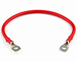 Maßgefertigtes Batteriekabel aus rotem Kabel, 35 mm² 