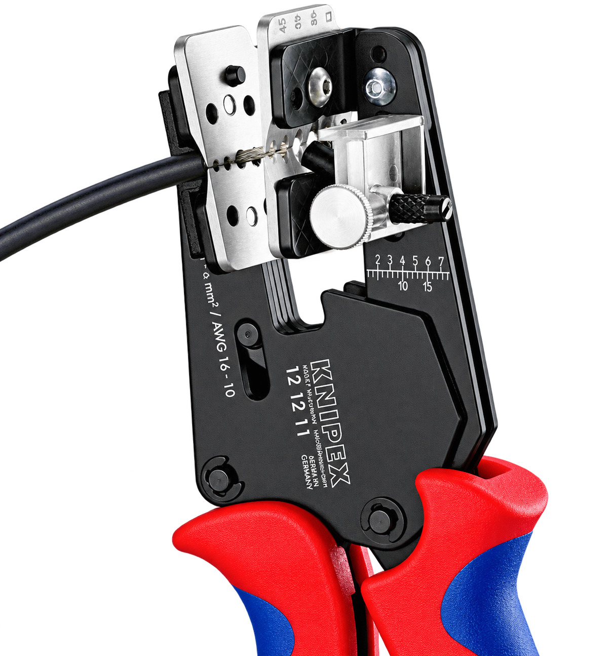 Abisolierzange 1,5/2,5/4/6 mm² Knipex 12 12 11 